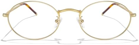 MERRY'S Unisex Reading Glasses Retro Oval Frame Fashionable Blue Light Blocking Reading Glasses