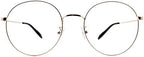 Classic Round Photochromic Reading Glasses Mens Womens +0.25 Readers Gold Colour Metal Frames Eyewear
