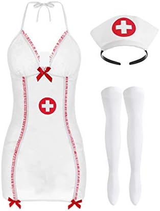 Nurse Halloween Costume for Women - Sexy Naughty Lingerie