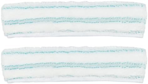 Replacement Mop Cover for Leifheit Window Washer for M, Turquoise, 275 x 68 cm, 2-Pack