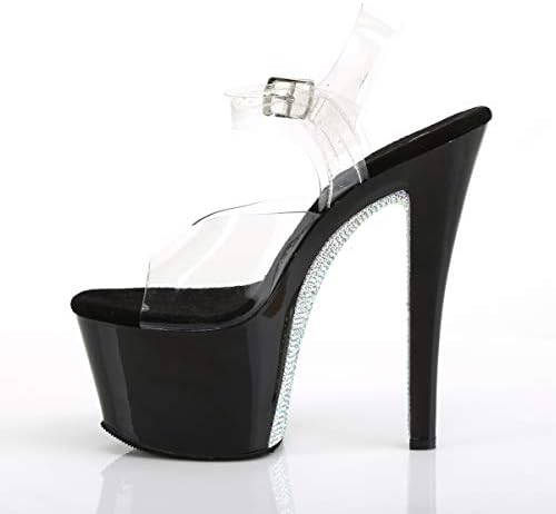 Pleaser Women's Sky-308CRS Ankle-Strap Sandal
