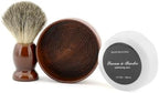 Pure Badger Hair Shaving Brush Natural Wood Mug Bowl Hand-Made Soap Barber Set