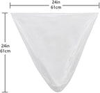 TYPLASTICS Trash Can Liner - Wholesale 1000 Count Garbage Bags on Perforated Roll 7-10 Gallon Multipurpose for Office Bathrooms Business Home Commercial and Industrial Needs 24" x 24"