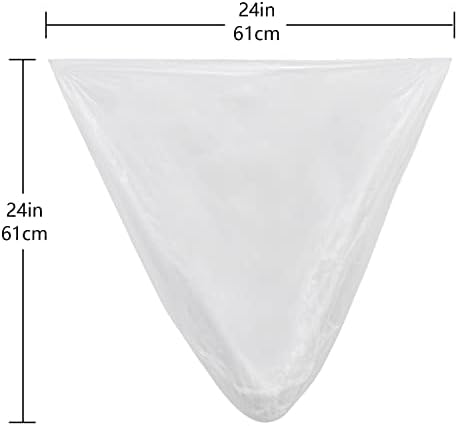 TYPLASTICS Trash Can Liner - Wholesale 1000 Count Garbage Bags on Perforated Roll 7-10 Gallon Multipurpose for Office Bathrooms Business Home Commercial and Industrial Needs 24" x 24"