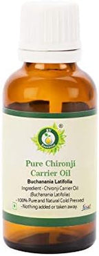 Chironji Oil | Buchanania Latifolia | Pure Chironji Oil | 100% Pure Natural | Cold Pressed Chironji Oil | 30ml | 1.01oz by R V Essential