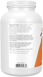 NOW Foods Supplements, Whole Psyllium Husks, Certified Organic, Non-GMO Project Verified, Soluble Fiber, 12-Ounce