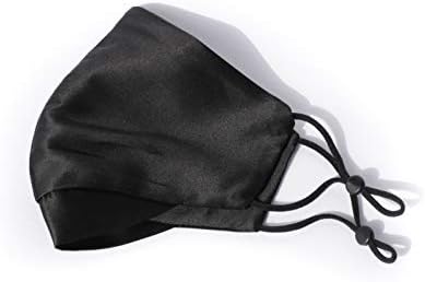 100% Mulberry Silk Face Masks Reusable Washable Women Mens Face Masks Silk Mask Nose Wire Adjustable Unisex