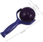 Large Spiky Ball Yoga Massage Stick, Portable Muscle Roller for Shoulder and Back, Handheld Mobility Yoga Prop for Deep Tissue Muscle Relief and Trigger Point Therapy