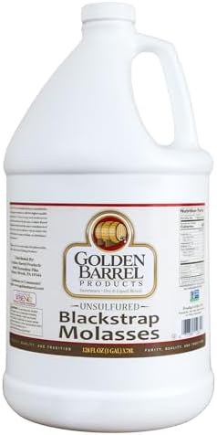 Golden Barrel Bulk Unsulfured Blackstrap Molasses Jug (128 Fl Oz)