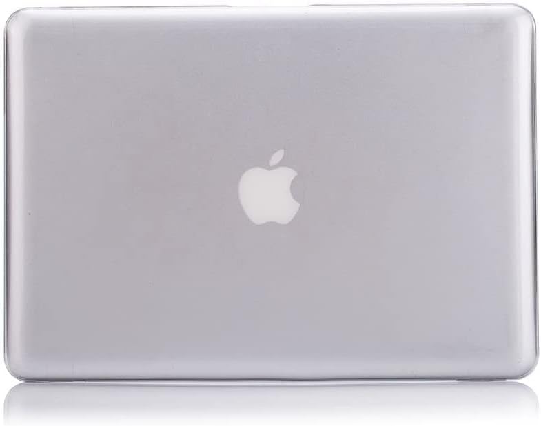 Ruban Case for MacBook Pro 13 A1278 Release 2012-2008, Matte Plastic Hard Shell Cover for MacBook Pro 13.3 inch with CD-ROM (Clear)