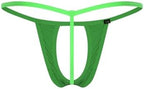 iiniim Mens Sexy Open Front Pouch Thongs Underwear G-string Hollow Out Jockstraps Briefs Lingerie
