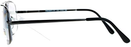 SA106 Rectangular Metal Frame Multi 3 Focus Progressive Reading Glasses