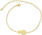 Altitude Boutique Pineapple Bracelet, Hawaii Bracelet Pendant Tropical Bracelet, Hawaii Jewelry (Silver, Gold, Rose Gold)