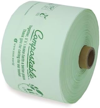 UNNI Compostable Produce Bags, 15"x17", 1400 Count, ASTM D6400, BPI, CMA & OK compost HOME Certified, For Farmers Markets, Grocery Stores & Sustainable Produce Storage, Rooted in San Francisco