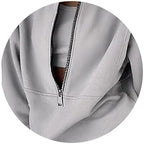 JSLOOO Womens Casual Sweatsuits 2 Piece Lounge Sets Fleece Half Zip Turtleneck Sweatshirt Jogger Pants Tracksuit Set
