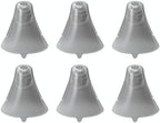 FCS Pack of 6 Click Sleeve for Siemens Signia Silk Primax Click-CIC (Vented-Extra Small).