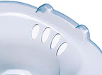 predolo Cleansing Basin for Sitting Bath, Toilet Seat Sink for Women, Blue A