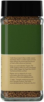 Cafe Altura Freeze Dried Instant Organic Coffee, 3.53 oz Jar (Pack Of 2)