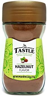 Tastlé Café Natural Flavored Instant Coffee, Vanilla & Hazelnut Variety Pack, 2.65 Oz, Pack of 2