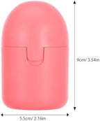 2pcs Compact Storage Organizer for Period Cups Plastic Case Lightweight Design for Safe and Convenient Carrying Versatile Storage Box for Menstrual Products Pink