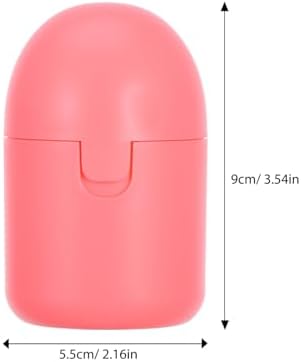 2pcs Compact Storage Organizer for Period Cups Plastic Case Lightweight Design for Safe and Convenient Carrying Versatile Storage Box for Menstrual Products Pink