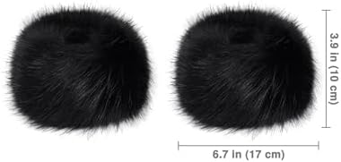 Winter Faux Fur Fluffy Wrist Cuffs – Soft & Cozy Fuzzy Wrist Warmers for Women