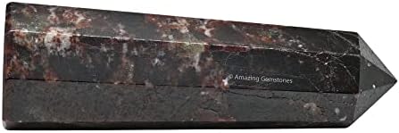 Amazing Gemstone Garnet Crystal Towers - Natural Healing Crystal Point Obelisk for Reiki Healing and Crystal Grid (2 Inch to 3 Inch)