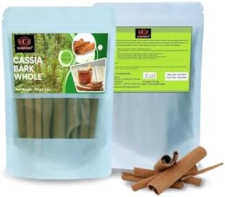 Organic Cassia Bark Whole (226G/7.97OZ): A Versatile Spice for Flavor and Wellness (Pack of 2)
