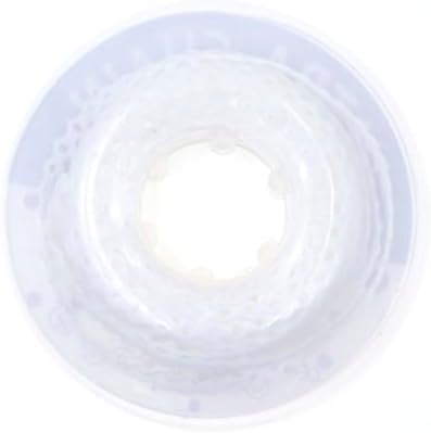 1 Roll/15Ft Orthodontic Dental Elastic Power Chains Dental Elastic Ultra Power Rubber Chain Long Short Closed (White, Short)