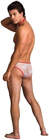 Mens Butler Lingerie Underwear Tuxedo Waiter Server Brief Costume Outfit