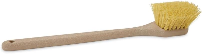 Boardwalk BWK4320 20 in. Long Polypropylene Fill Handle Utility Brush - Tan