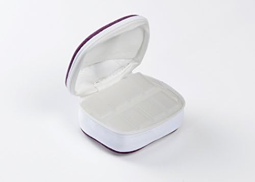 Justina Claire Pill Box Purse in a Mackintosh Rose and Lattice Design (mauve)