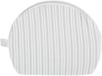 Boppy Wedge Pregnancy Pillow - Compact Support Wedge Maternity Pillow for Back, Knees, Pelvic Floor at Home, Office & Travel with Washable Knit Cover - Gray Modern Stripe