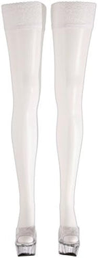 Cottelli Collection Stay-Ups, White, Size 5, 75 Gram