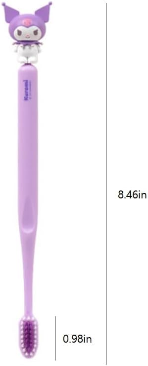 Generic 1 Count Cute Figure Toothbrush (Purple)