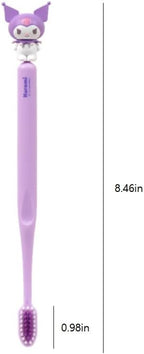 Generic 1 Count Cute Figure Toothbrush (Purple)