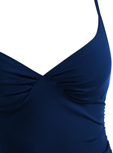 Women's Sexy Mini Slim V-Neck Dress with Pleats Party Fashion Dress