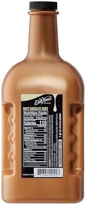 DaVinci Gourmet White Chocolate Sauce, 64 Fluid Ounces (Pack of 1)