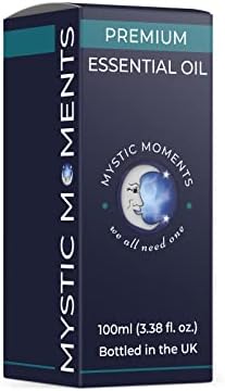 Mystic Moments | Bergamot Mint Essential Oil 100ml | Mentha citrata | Fresh Minty Citrus Aromatic Oil for Diffuser, Blends & Crafts | Aromatherapy Grade