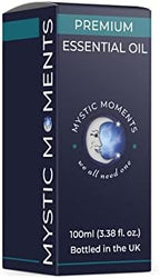 Mystic Moments | Bergamot Mint Essential Oil 100ml | Mentha citrata | Fresh Minty Citrus Aromatic Oil for Diffuser, Blends & Crafts | Aromatherapy Grade