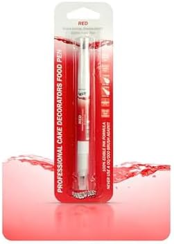 Rainbow Dust Professional Food Ink Pen - Red