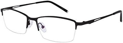 Photochromic Gray Mens Womens Reading Glasses +3.25 Black Half Rim Readers Spectacles
