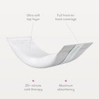 Frida Mom 2-in-1 Postpartum Pads, Absorbent Perineal Ice Maxi Pads, Instant Cold Therapy Packs and Maternity Pad in One