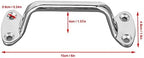 6" Grab Bar, Marine Grade 316 Stainless Steel Bath Shower Bars Heavy Duty Bathroom Hand Rail Safety Handle Pull for Elderly Seniors Assist, for Home Boat Yacht Rvs Garage Barn Gate Door Handles