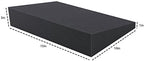 DeluxeComfort Foam Stress Relief Wedge, 15" x 10" x 1"- 3" Rise - Sciatica Nerve Medical Wedge Cushion - Tailbone Support - Therapeutic Back Pain Relief - Specialty Medical Pillow, Grey