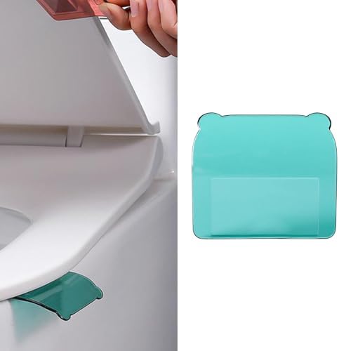 Innovative No Touch Toilet Seat Lifter Cover Lid with Tab Handle Tab Toilet Lid Lifter for Household Bathroom Supplies