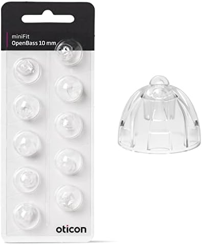 New - Oticon Open Bass miniFit Domes 10mm