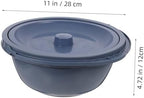 Beaupretty Portable Nighttime Urinal Pot with Lid Spill Proof Design for Elderly Adults Kids Home Hospital Car Camping 11.02X11.02X4.72 Inch