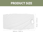 Massage Spa Couch Cover Washable Professional Massage Bed Sheet with Face Hole Soft Knitted Material Breathable Non-Slip 74.80X27.55X4.72In