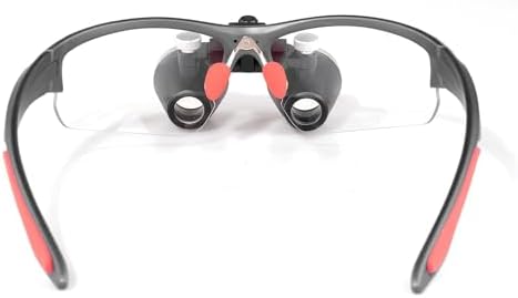 Dental Loupes with Light 2.5X 3.5X Surgical Binocular Magnifier & Dental Headlight with Filter (3.5X-420)